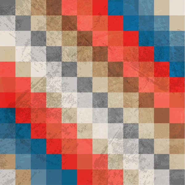 Vector retro mosaic background — Stockový vektor