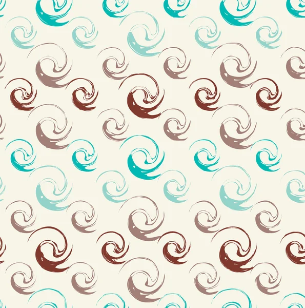 Kleurrijke swirl retro achtergrond — Stockvector