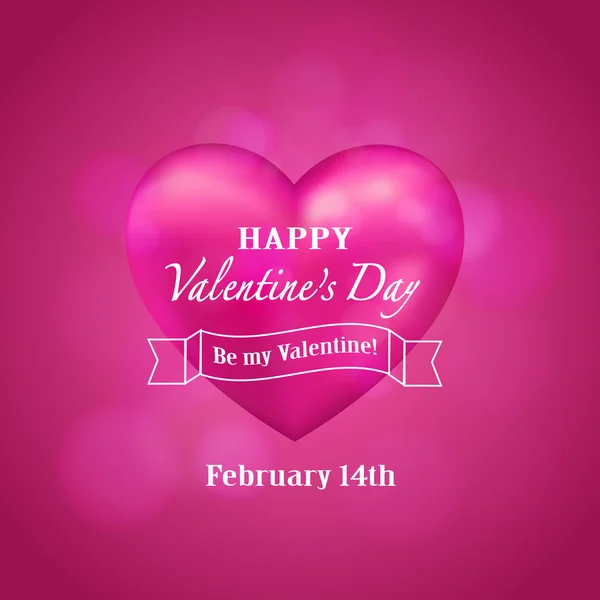 Fond brillant Valentine — Image vectorielle