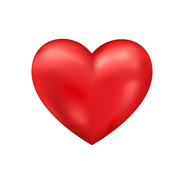 parlak 3d vektör kalp