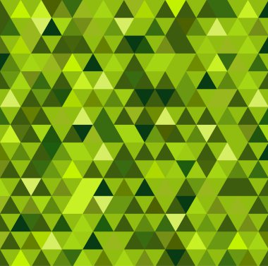 Soyut yeşil mozaik arkaplan