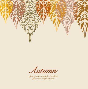 arka plan sonbahar vektör yaprak