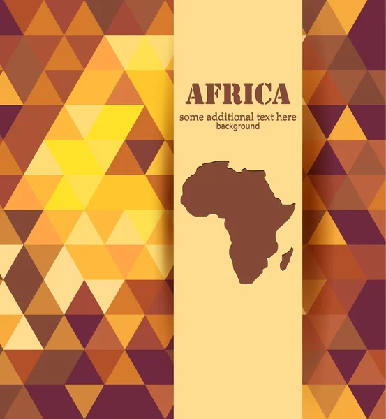 Mosaico colorido África fundo —  Vetores de Stock