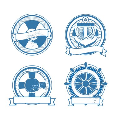 Retro deniz Pul Seti