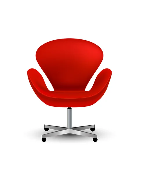 Félig reális vektor office szék ikon — Stock Vector