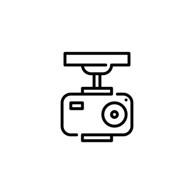 İnsansız hava aracı ya da aktif spor kameraları için kamera montajı. Piksel mükemmel, düzenlenebilir vuruş simgesi