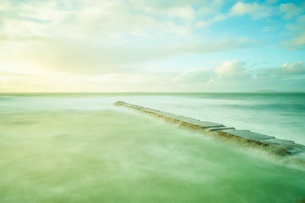 Beautiful rock-bank in the ocean — Stock Photo, Image