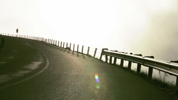 Road leading to the Table Mountain — Stock Video