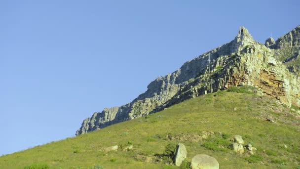 Tafelberg Natur — Stockvideo