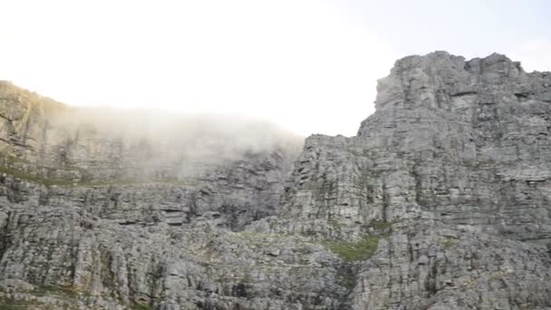 Clouds over Table mountain — Stock Video