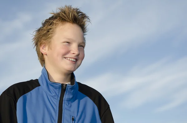 Laughing teenager — Stock Photo, Image