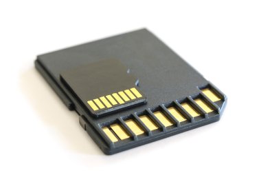 siyah microsd hafıza ve SD kart okuyucu adaptör