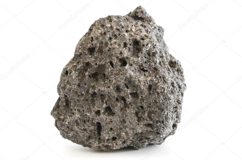 Pumice rough textured volcanic mineral