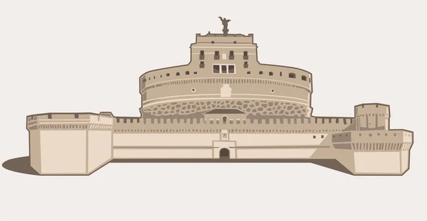 Castel Sant 'Angelo — Archivo Imágenes Vectoriales