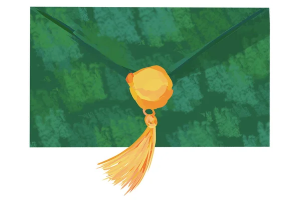 mum mühür ile eski zarfı 