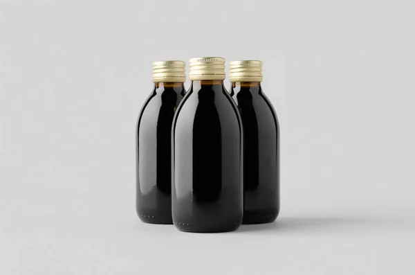 Kaltes Gebräu Kaffeeglasflaschen Attrappe — Stockfoto
