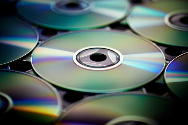 CD, DVD e Blu-ray Imagens Royalty-Free