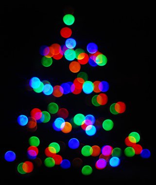 bulanık renkli ışıklar