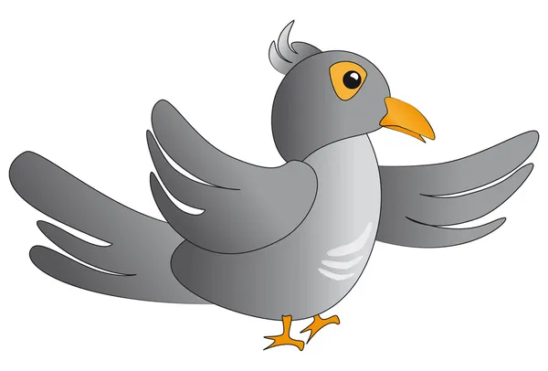 Cuckoo bird — Stock Vector