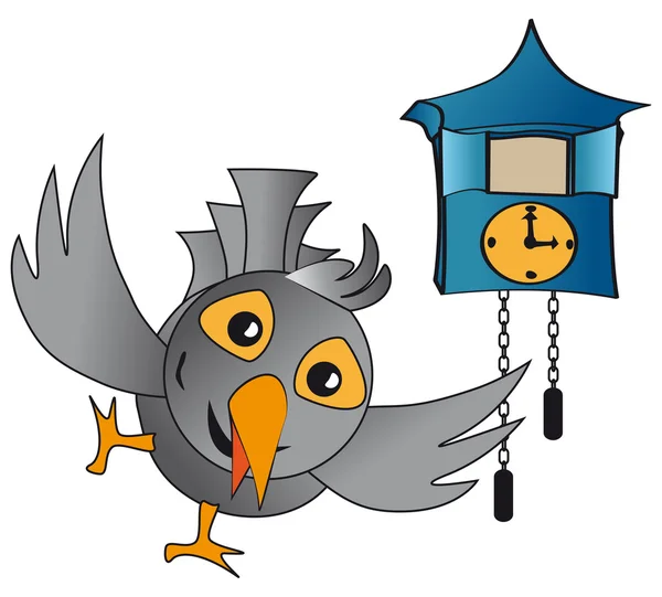 Cuckoo clock — Stock Vector