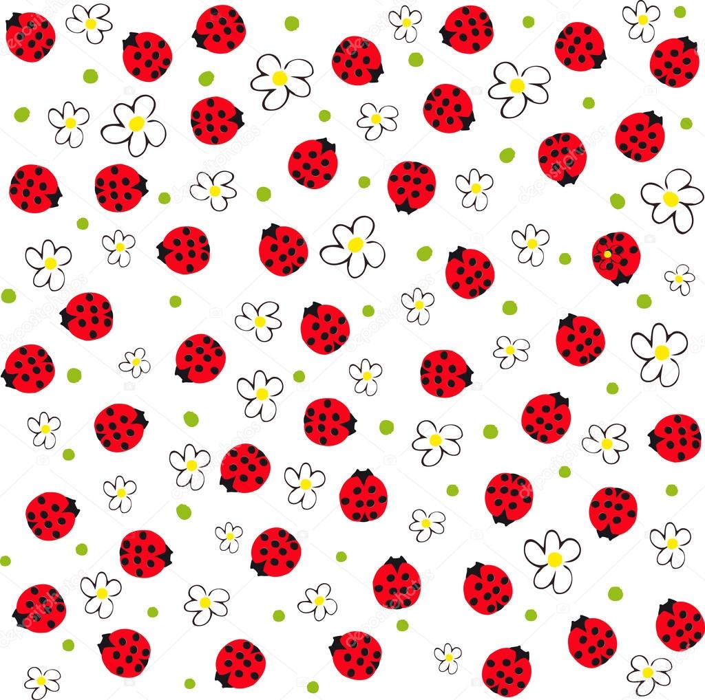 Fondo de mariquitas imágenes de stock de arte vectorial | Depositphotos Fondo de mariquitas imágenes de stock de arte vectorial | Depositphotos