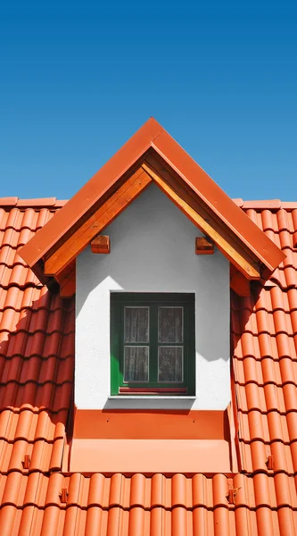 Roof with clay tiles — Stock Photo, Image