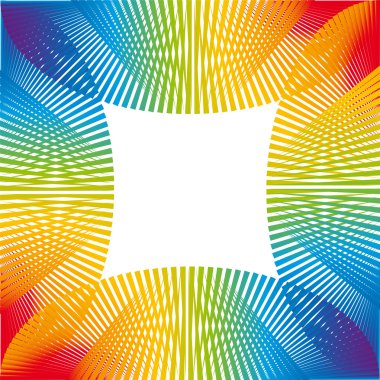 Gökkuşağı renkli süsleme