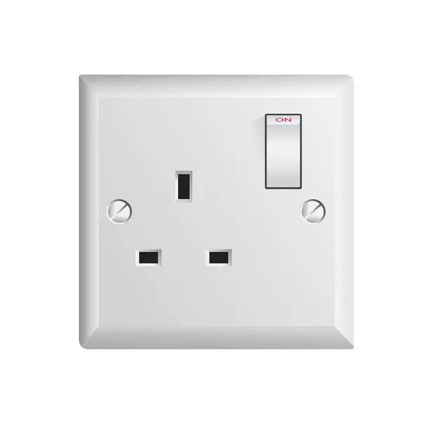 UK socket — Stock Vector