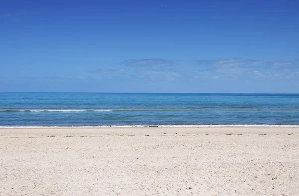 きれいな白い砂のビーチ — ストック写真