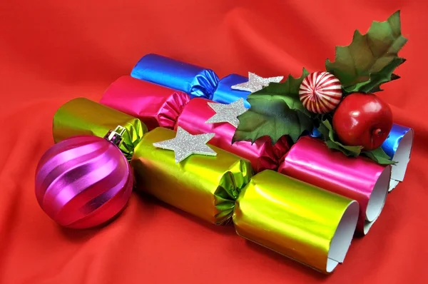 Helle Farbe Weihnachten Urlaub Bonbon Cracker. — Stockfoto