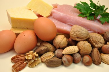 sağlıklı gıda - protein kaynakları.