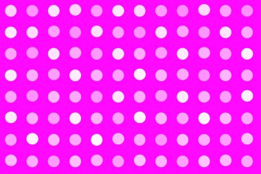sıcak fuşya pembe sorunsuz polka dot desen arka plan