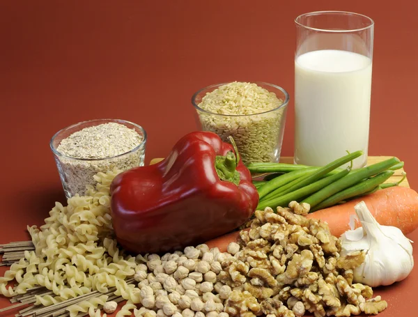 Alimentos Baixo GI para Dieta Saudável — Fotografia de Stock