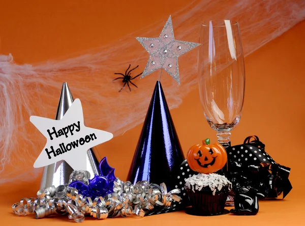 Fröhliche Halloween-Party-Dekorationen — Stockfoto