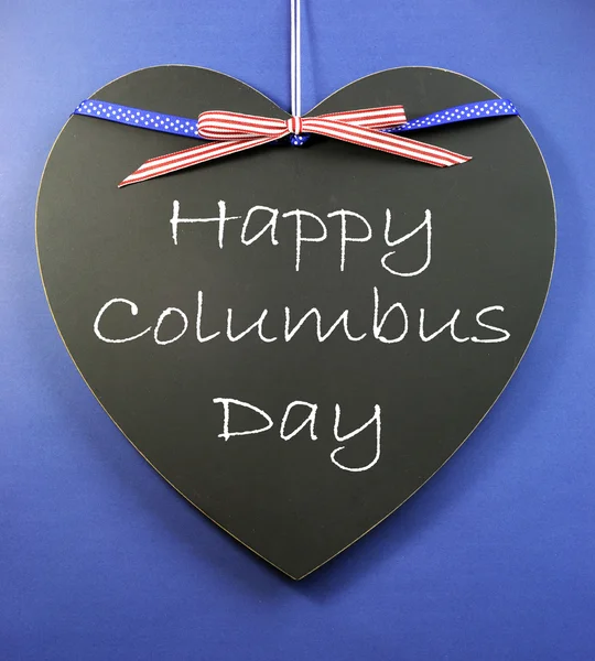 Happy Columbus Day decorations — Stock Photo, Image