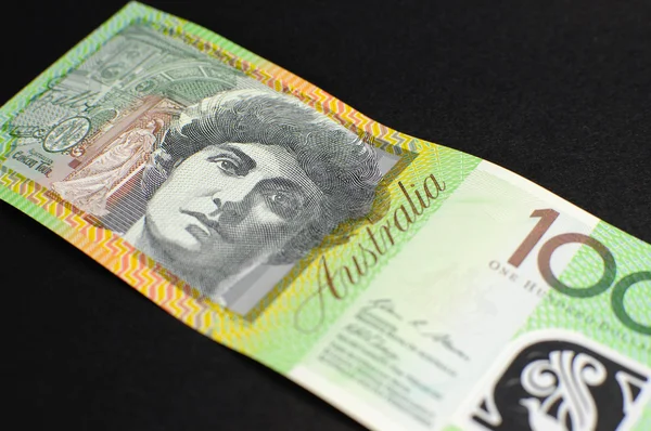 Australsk et hundrede 100 dollar seddel - Stock-foto