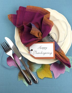Thanksgiving individuele eettafel Couvert