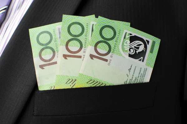 Australische Hundert-Dollar-Scheine — Stockfoto