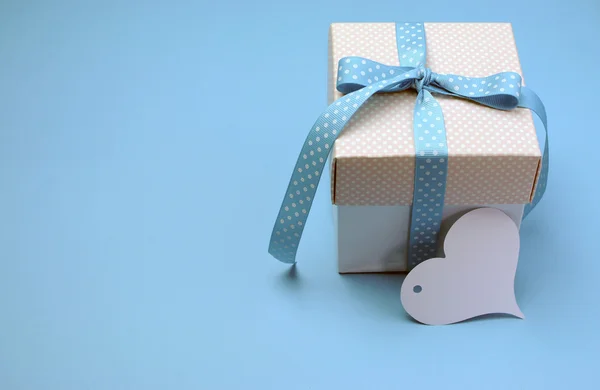 Blue theme present gift — Stock Photo, Image