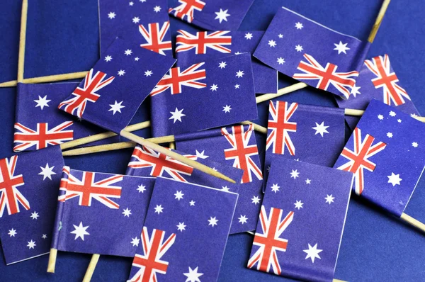 Résumé de fond des drapeaux australiens — Photo