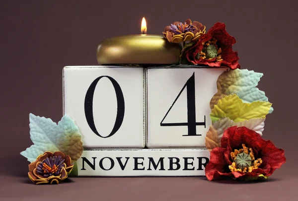 Spara datum enskilda kalenderdagar för speciella evenemang och helgdagar — Stockfoto