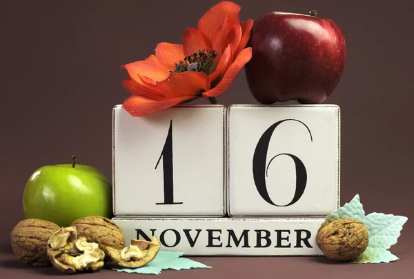 Save the date calendar for every individual day in November — Stock Photo, Image