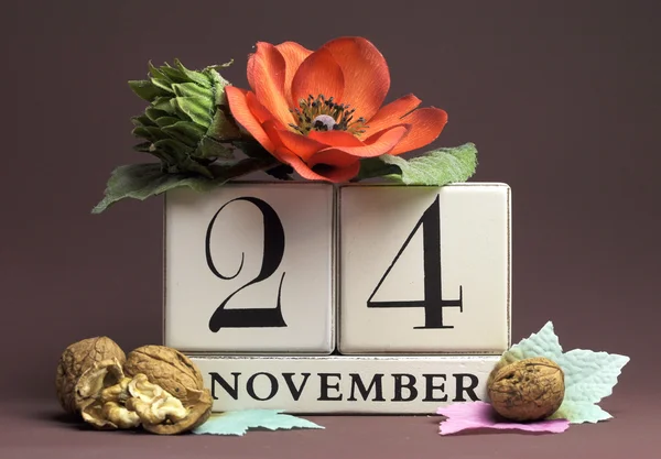 Individual day in November Save the Date calendars — Stock Photo, Image