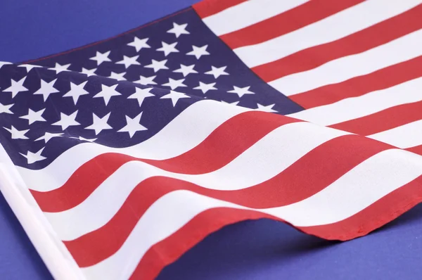 ABD yıldız ve arka plan, seyahat veya tatil & olaylar için bayrak yakın şeritler — Stok fotoğraf