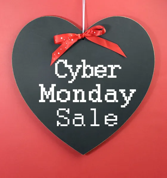 Cyber Monday venda de compras — Fotografia de Stock