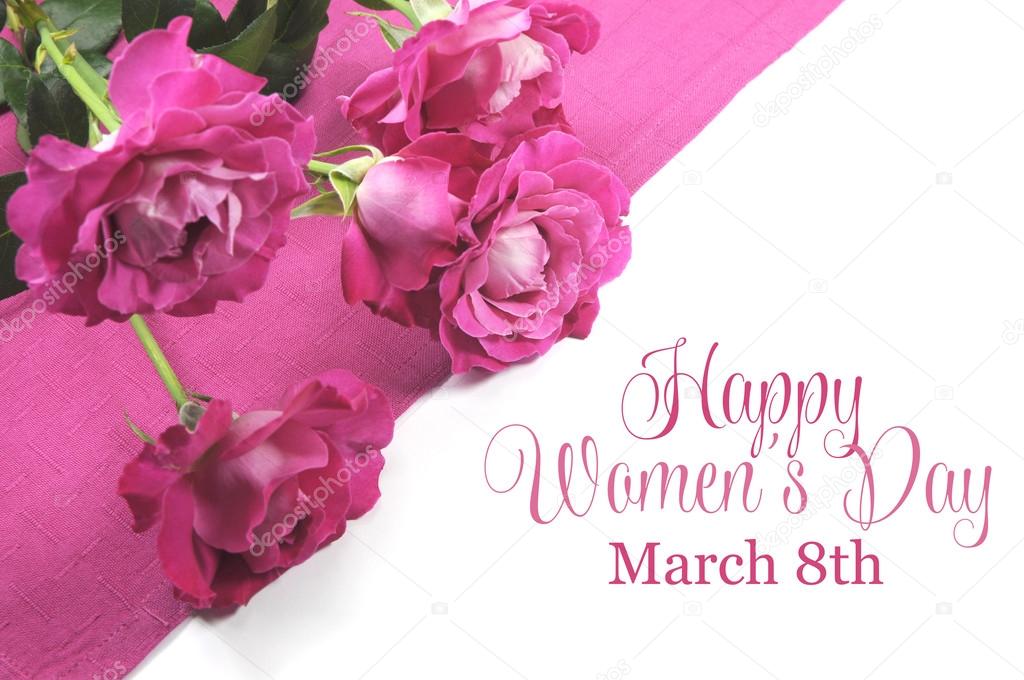 Happy International Womens Day, March 8, celebration greeting me