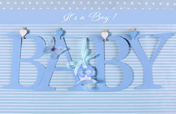 Baby bunting letters — Stock Photo, Image