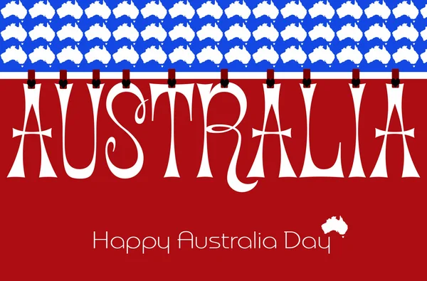 Australia Bunting Wallpaper — Stock Photo, Image