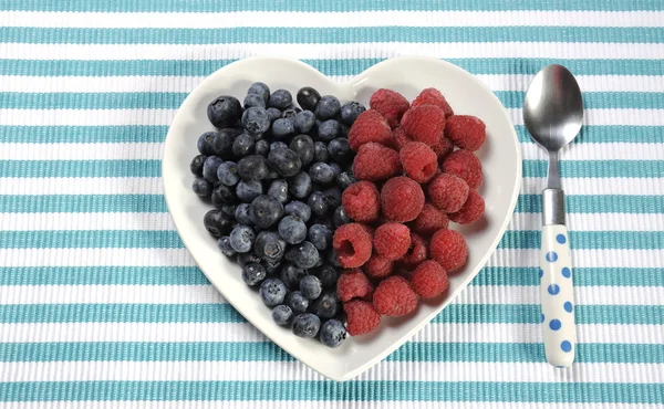 Colazione con fibre alimentari ad alta dieta sana — Foto Stock