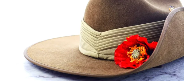 ANZAC Day Australian Slouch Hat — Stock Photo, Image